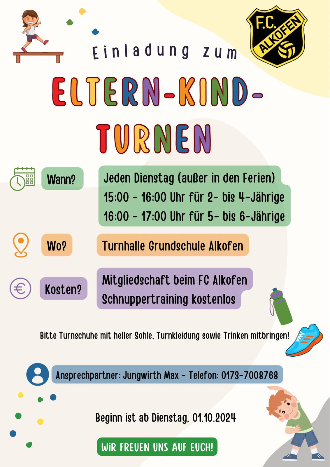 Kinderturnen Datum